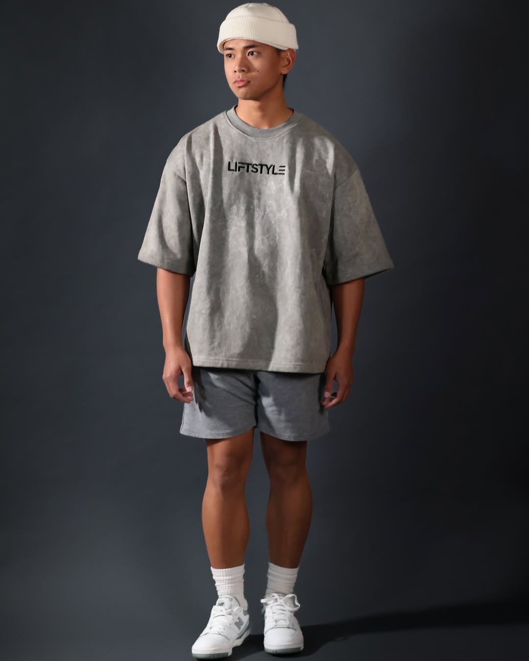 Liftstyle Acid-Wash Oversized Tee